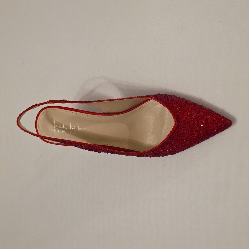 BRAND NEW NICOLE NILLER SCOUTIE SLINGBACK PUMPS (Women)ELEGANT SHEEL - Picture 15 of 16